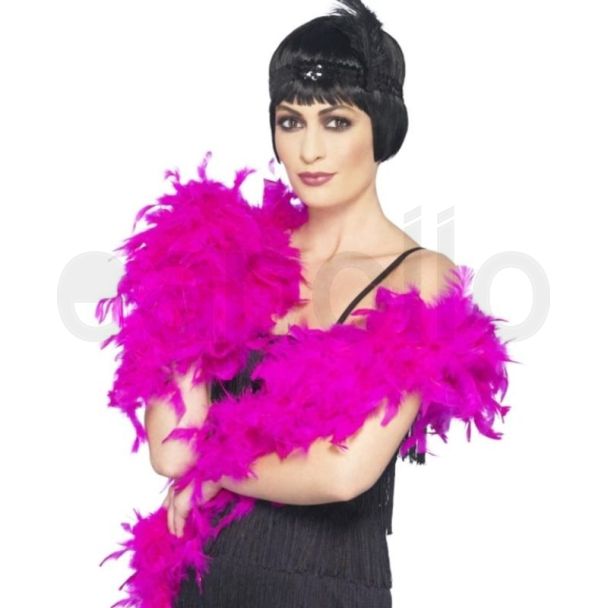 Wholesale Feather Boas Deluxe - Fuchsia