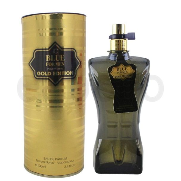 Wholesale Fragrance Couture Men's Perfume -Blue (Gold Edition)