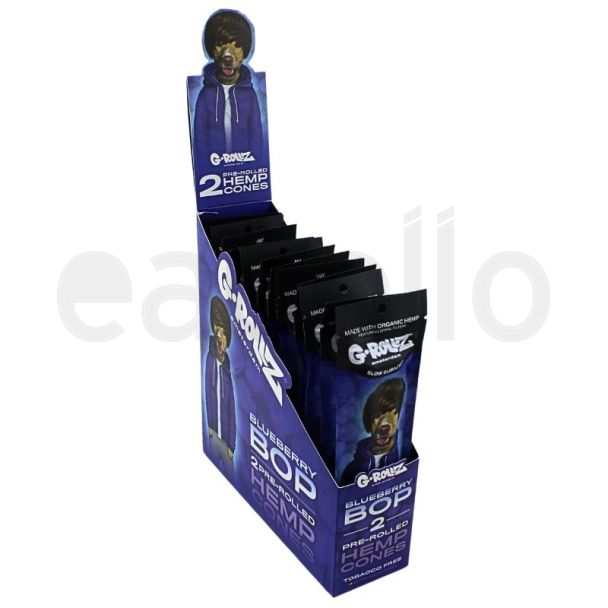 Wholesale G-Rollz 2X  Organic Cones - Blueberry Bop