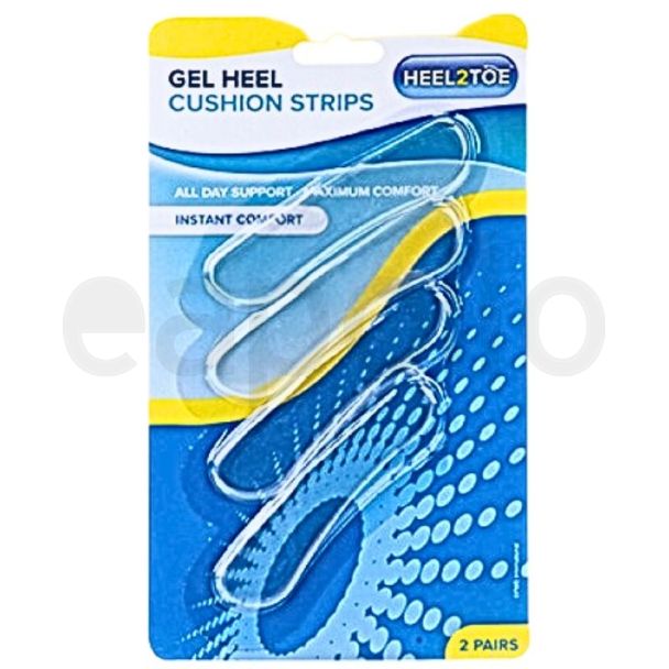 Wholesale Gel Heel Cushion Strips 2 Pairs