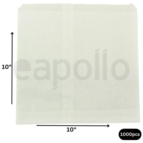 Wholesale Grease Proof Paper Bags 10" x 10" (1000pcs)