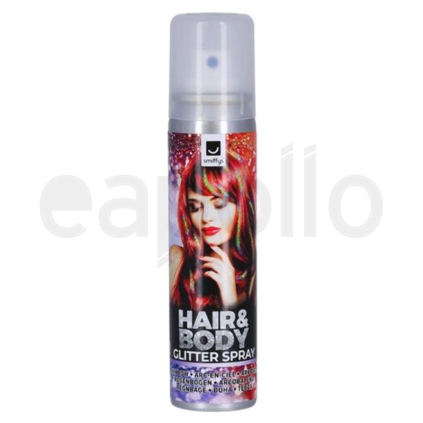 Wholesale Hair & Body Glitter Spray - Rainbow
