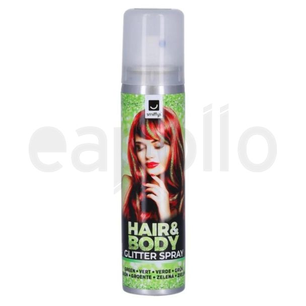 Wholesale Hair & Body Glitter Spray - Green