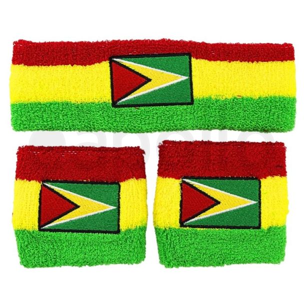 Wholesale Head & Wrist Sweatbands - Guyana