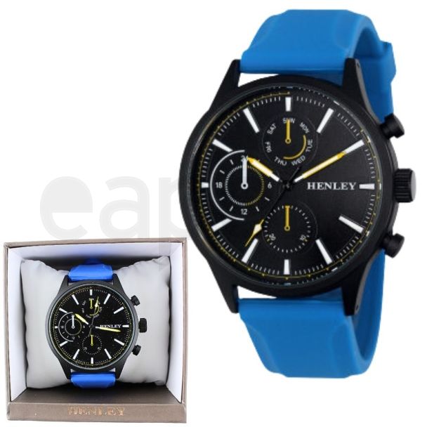 Wholesale Henley Men's Large Sports Silicone Watch 