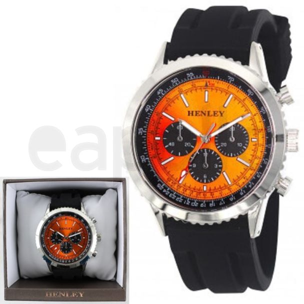Wholesale Henley Sports Polished Silicone Multi Eye Watch