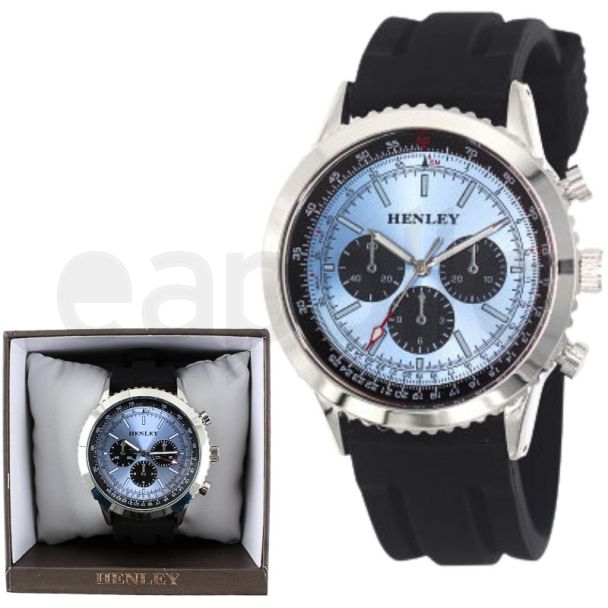 Wholesale Henley Sports Polished Silicone Multi Eye Watch