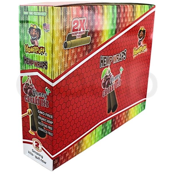 Wholesale HoneyPuff Flavoured Wraps - Cherry Pie 