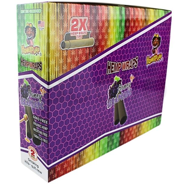 Wholesale HoneyPuff Flavoured Wraps - Grapeape 