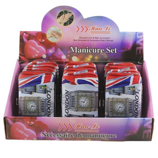 Wholesale Hua Li Manicure Set - London Design 