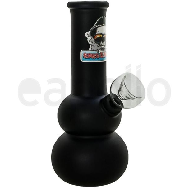 Wholesale Hunter S.Bongson “Double Dip” Glass Waterpipe - Asst. Colours (5 Inch)