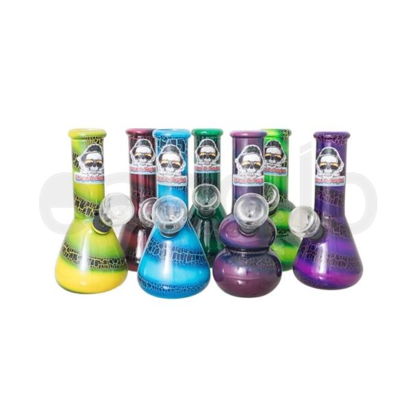 Wholesale Hunter S.Bongson “Sumthing” Glass Waterpipe - Assorted (5 Inch)