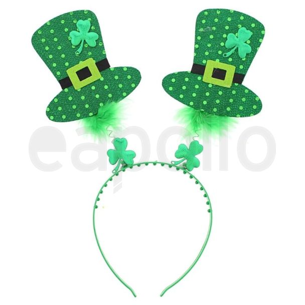 Wholesale Irish Hat with Clover Leaf Head Bopper