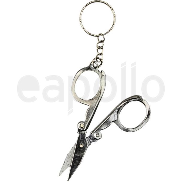Wholesale Folding Scissors Keyrings - Assorted 