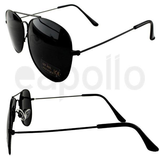 Wholesale Kids Aviator Black Frame Sunglasses