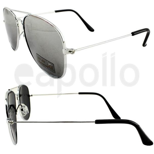 Wholesale Kids Aviator Silver Frame Sunglasses
