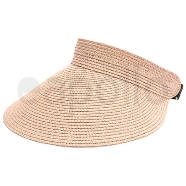 Wholesale Ladies Sun Heat Protection Plain Visor - Pink