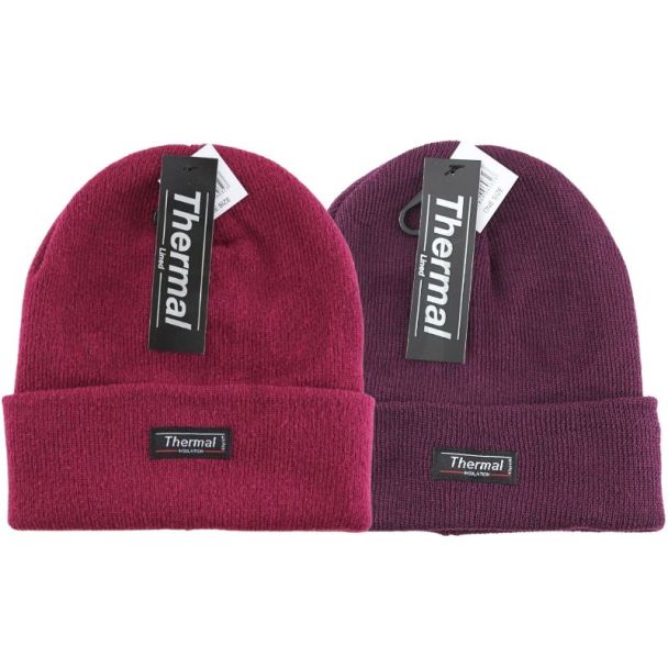 Ladies Thermal Ski Hat - Assorted 