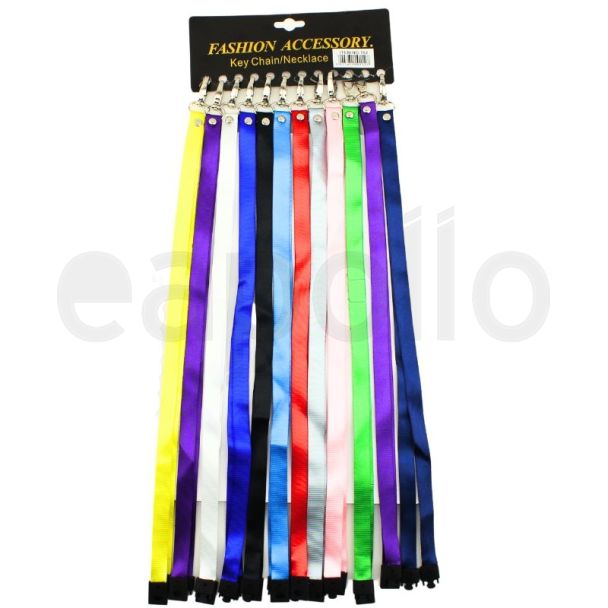 Wholesale Lanyard With Detachable Clip Assorted Colours