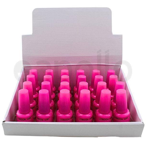 Wholesale London Girl Nail Polish Pink Tray