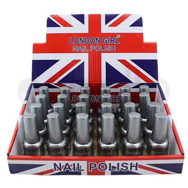Wholesale London Girl Nail Polish Silver Tray 