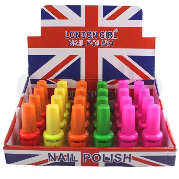 Wholesale London Girl Nail Polish (Tray 08) - Assorted Colours 