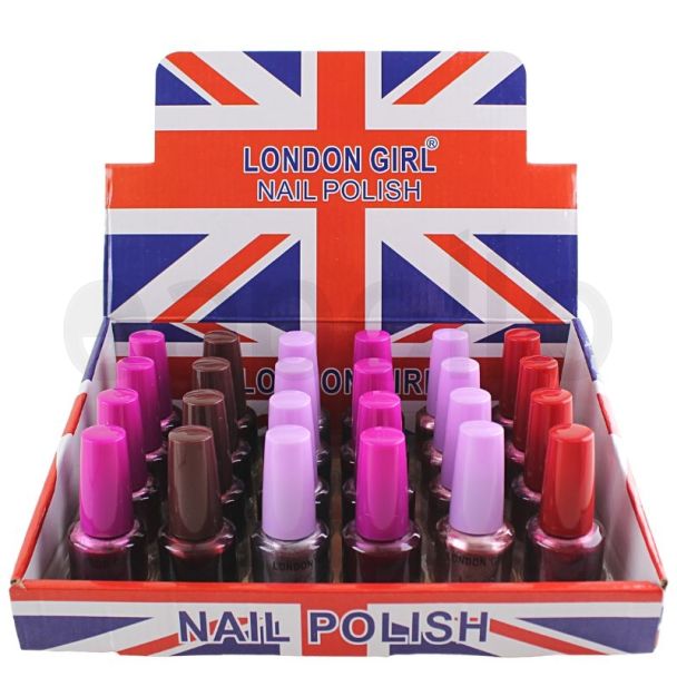 Wholesale London Girl Nail Polish (Tray 14) - Assorted Colours 