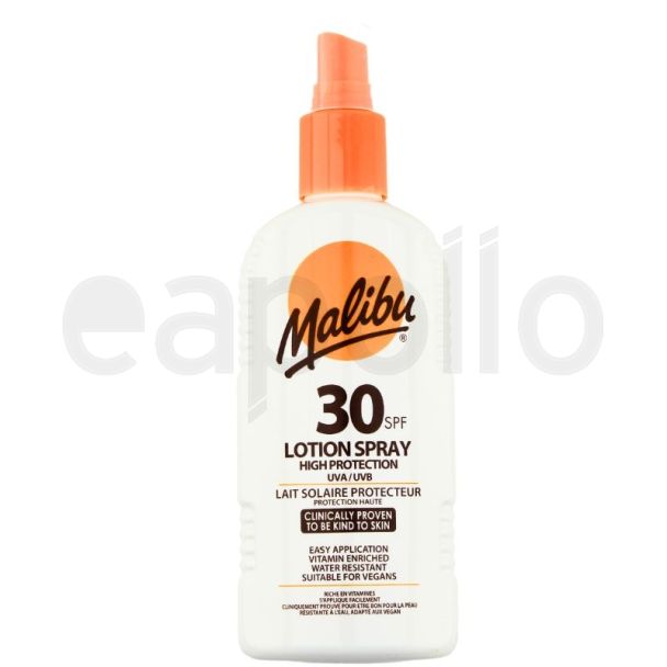 Wholesale Malibu SPF 30 Lotion Spray 200ml