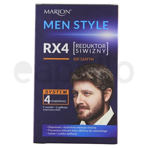 Wholesale Marion Men Style 4 Steps Grey Hair Reducer - 109 Chestnut 