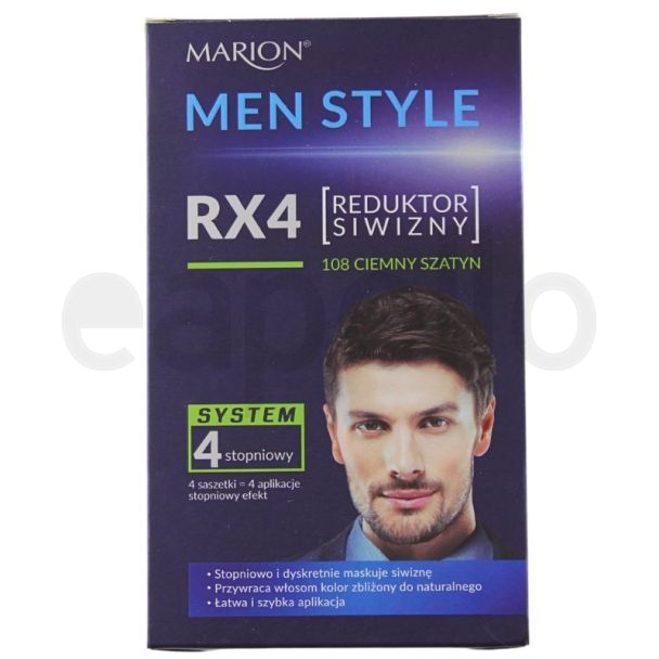 Wholesale Marion Men Style Grey Hair Reducer - 108 Dark Chestnut