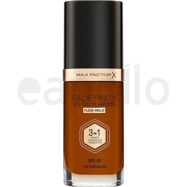 Wholesale Max Factor Facefinity 3in1 Flexi-Hold Foundation - Chocolate 102