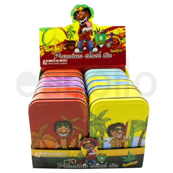 Wholesale Metal Stash Tins - Honey Puff 