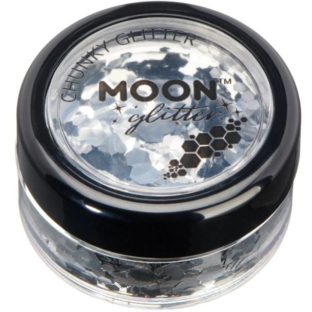 Wholesale Moon Classic Chunky Glitter - Silver 