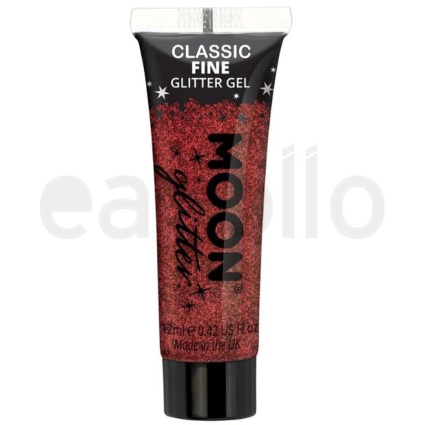 Wholesale Moon Classic Fine Glitter Gel - Red 