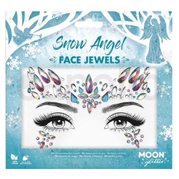 Wholesale Moon Glitter Face Jewels - Snow Angel 