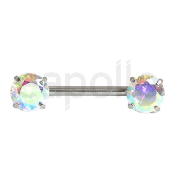 Wholesale Nipple Bar Abalone 14mm 