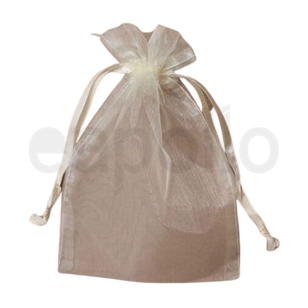 Wholesale Organza Bags - Ivory (22 x 15cm) 
