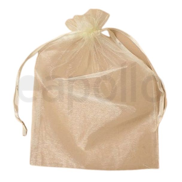 Wholesale Organza Bags -Ivory (30 x 21cm) 