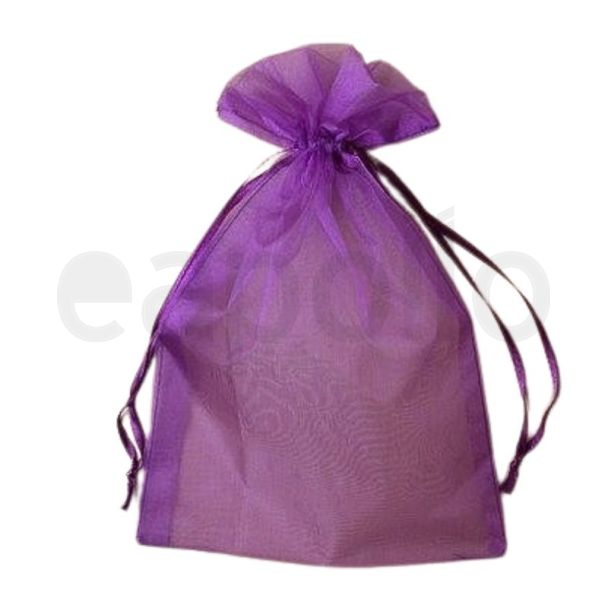Wholesale Organza Bags -Purple (22x15cm)