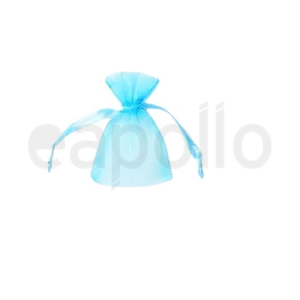 Wholesale Organza Gift Bag - Aquamarine (10x7.5cm)