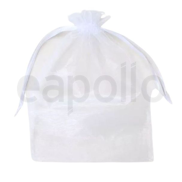 Wholesale Organza Gift Bag - White (30x21cm)