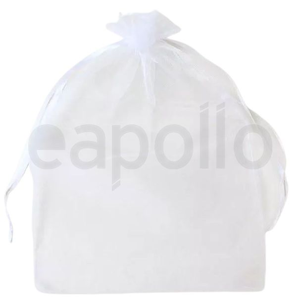 Wholesale Organza Gift Bag - White (40x28cm)