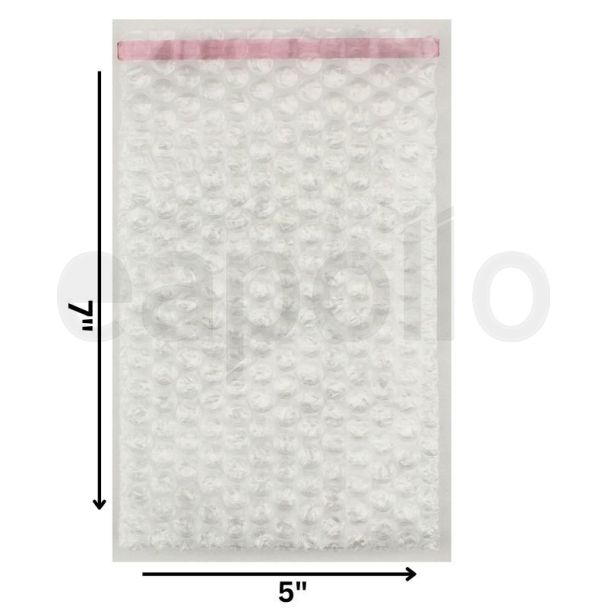 Wholesale Peel and Seal Bubble Wrap Pouch - 5 x 7"