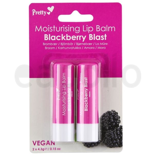 Wholesale Pretty Moisturising Lip Balm - Blackberry Blast