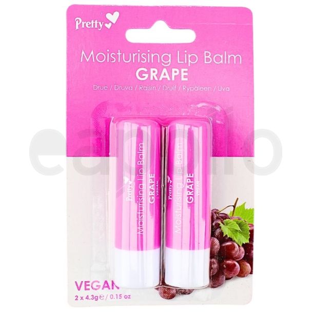 Wholesale Pretty Moisturising Lip Balm - Grape