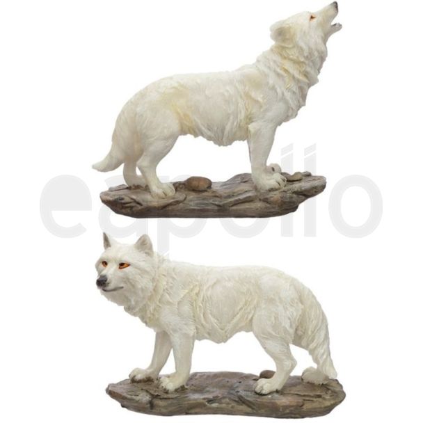 Wholesale Protector of the North Spirit of the Night Wolf Figurine