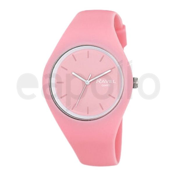 Wholesale Ravel Unisex Comfort Fit Silicone Watch - Pink