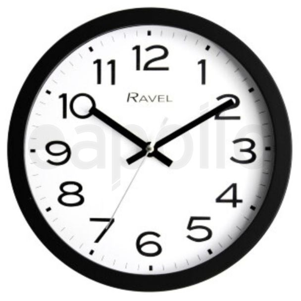 Wholesale Ravel Wall Clock 25cm - Black