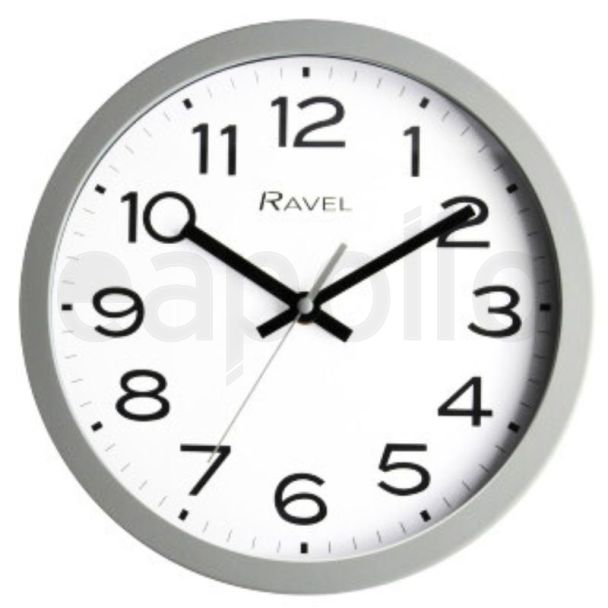 Wholesale Ravel Wall Clock 25cm - Grey