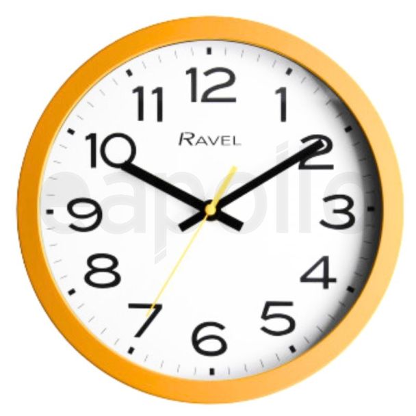 Wholesale Ravel Wall Clock 25cm - Ochre